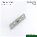 Eje central de acero inoxidable 304 A341 bisagra de pivote de puerta de aluminio 75 * 17